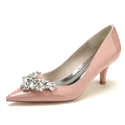 Chaussures De Mariée Dentelle Ivoire Talon Aiguille 10cm – Bout Fermé, Plateforme, Satin | Modèle JIAJIA 3703L, Pour Femme - 4
