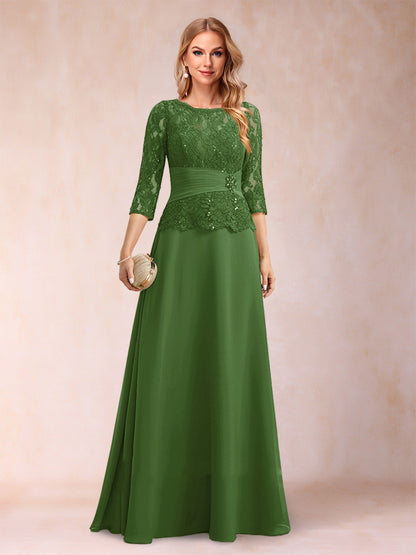 Robe de Mère de la Mariée Scintillante à Col En A/Princesse avec Fronces et Appliques et Strass