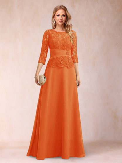 Robe de Mère de la Mariée Scintillante à Col En A/Princesse avec Fronces et Appliques et Strass