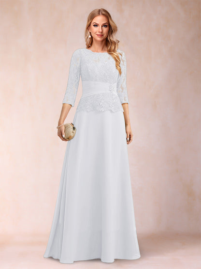 Robe de Mère de la Mariée Scintillante à Col En A/Princesse avec Fronces et Appliques et Strass