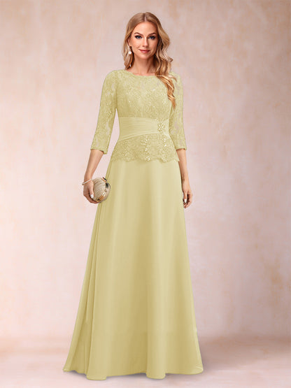 Robe de Mère de la Mariée Scintillante à Col En A/Princesse avec Fronces et Appliques et Strass