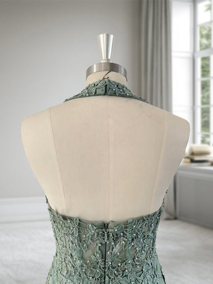 Robe de Bal Sirène/Trompette Sans Manches avec Perles