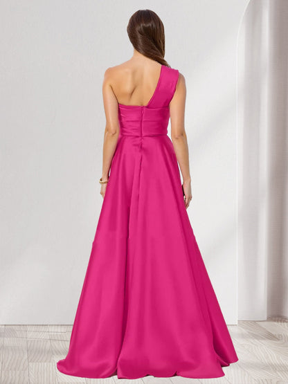 Robes de Demoiselled'Honneur à Volants, Coupe A-Line/Princesse, Dos Nu, Sans Manches