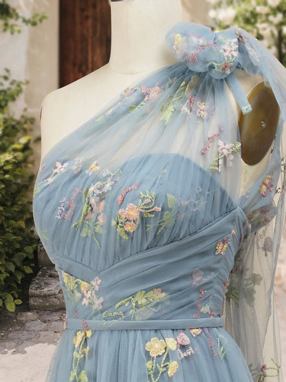 Robe de Bal Trapèze/Princesse Asymétrique Sans Manches avec Traîne Watteau