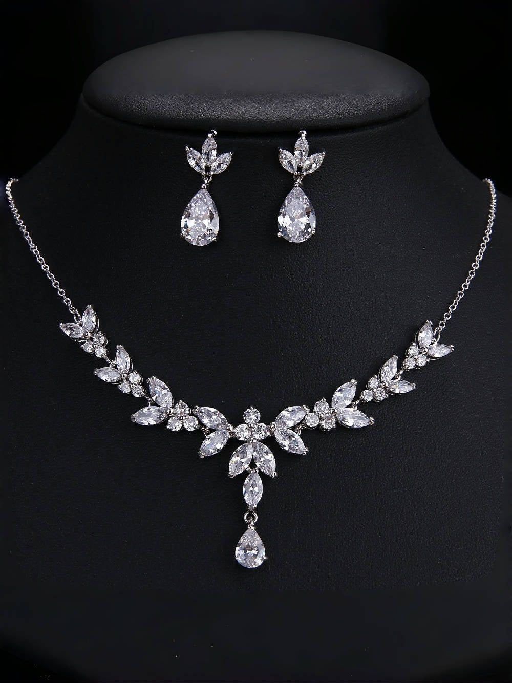 Ensembles de Bijoux pour Femmes avec Collier et Boucles d'Oreilles