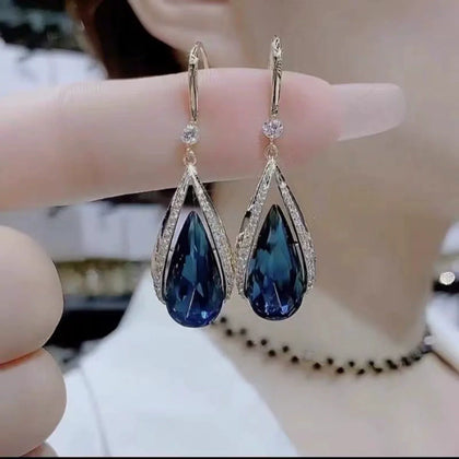 Boucles D'Oreilles Pendantes de Luxe Pour Femmes Pour Mariage