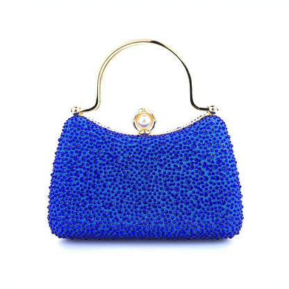 Pochette en Alliage Pailleté et Strass Pour Femme