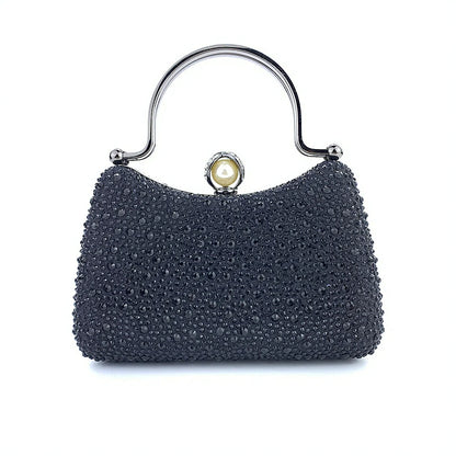 Pochette en Alliage Pailleté et Strass Pour Femme