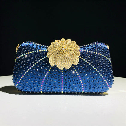 Pochette en Alliage avec Strass Pour Femme