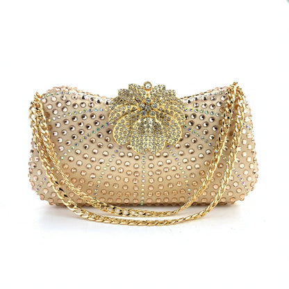 Pochette en Alliage avec Strass Pour Femme