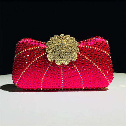 Pochette en Alliage avec Strass Pour Femme