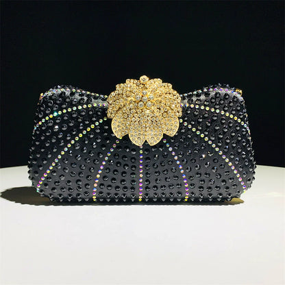 Pochette en Alliage avec Strass Pour Femme