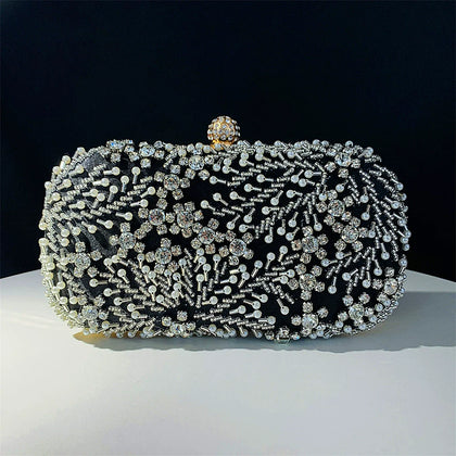 Superbe Pochette à Strass Brillant, Sacs à Main Uniques