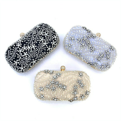 Superbe Pochette à Strass Brillant, Sacs à Main Uniques