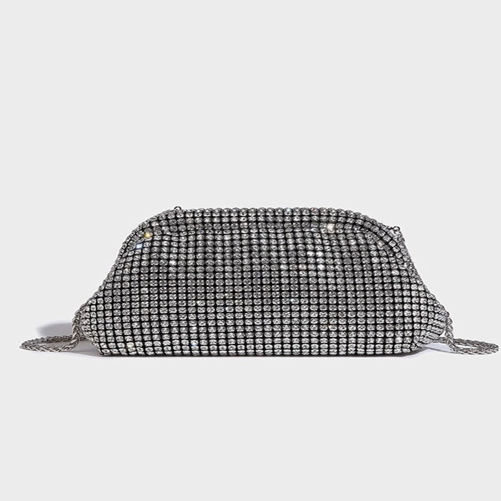 Charmant et Magnifique Portefeuille à Chaîne Pour Femme avec Strass