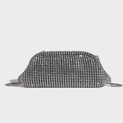 Charmant et Magnifique Portefeuille à Chaîne Pour Femme avec Strass