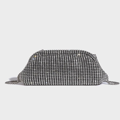 Charmant et Magnifique Portefeuille à Chaîne Pour Femme avec Strass