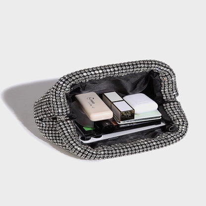 Charmant et Magnifique Portefeuille à Chaîne Pour Femme avec Strass