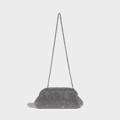 Charmant et Magnifique Portefeuille à Chaîne Pour Femme avec Strass