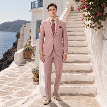 Coupe Ajustée Simple Boutonnage à Deux Boutons Deux Pièces Couleur Unie Costumes de Mariage pour Hommes