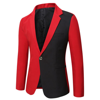 Veste de Soirée Pour Homme, Coupe Ajustée, Revers Crantés, Simple Boutonnage, Un Bouton