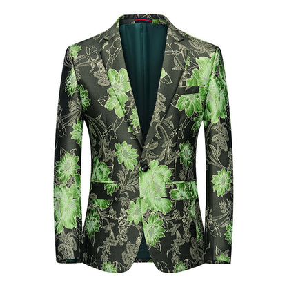 Veste de Soirée Pour Homme, Coupe Ajustée, Revers Crantés, Simple Boutonnage, Un Bouton