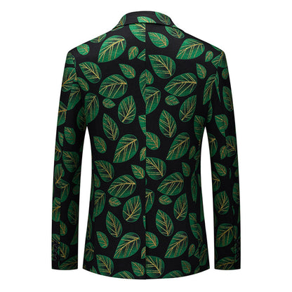 Veste de Soirée Pour Homme, Coupe Ajustée, Revers Crantés, Simple Boutonnage, Un Bouton