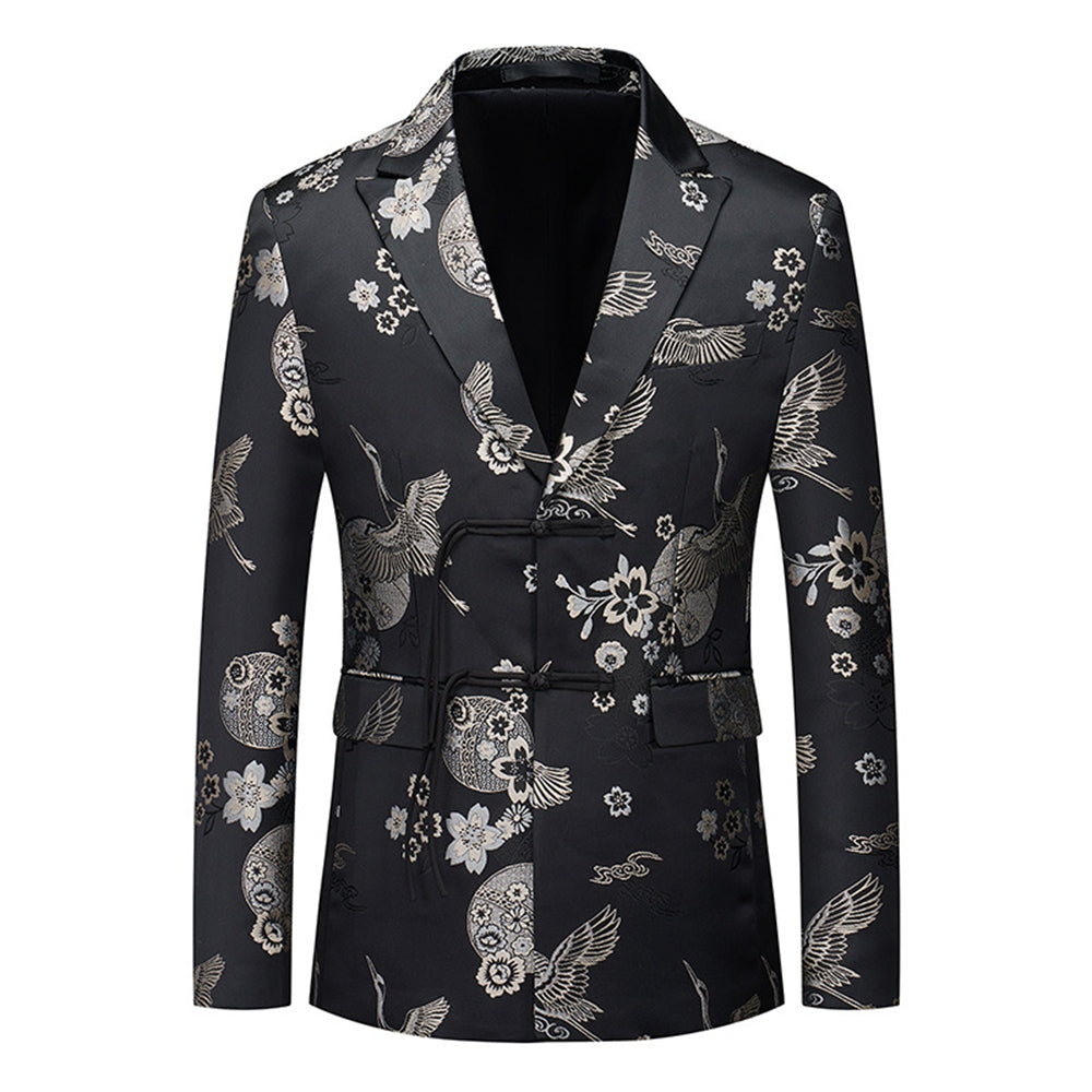 Veste de Soirée Pour Homme Coupe Ajustée, Simple Boutonnage et Deux Boutons
