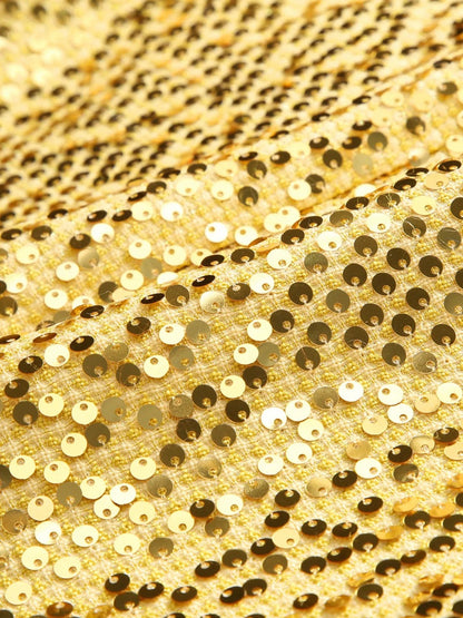 Veste de Soirée à Paillettes pour Homme, Coupe Ajustée, Revers à Crans & 1 Bouton