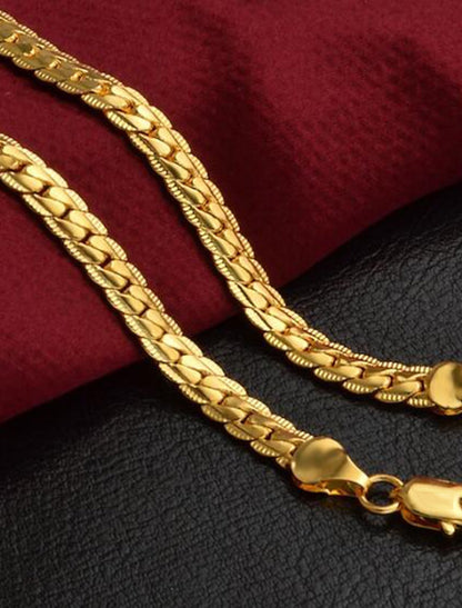 Collier à Maillons En Chevrons pour Homme