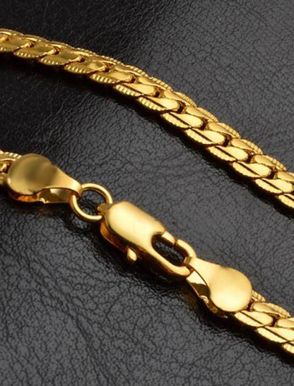 Collier à Maillons En Chevrons pour Homme