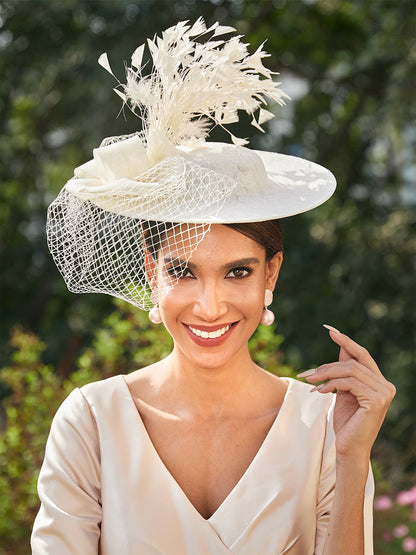 Fascinateurs Élégants En Tulle avec Plumes