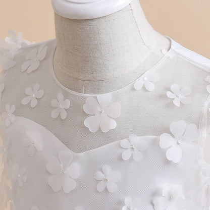 Robe de Bal à Manches 3/4 et Décolleté Plongeant