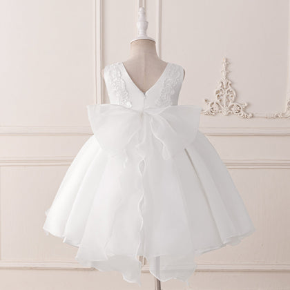 Robe de Bal Sans Manches avec Décolleté Plongeant et Strass