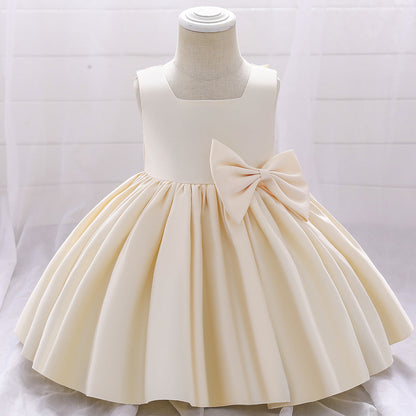 Robe de Bal à Col Carré et Sans Manches, Froncée, Pour Demoiselled'Honneur