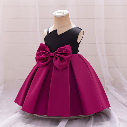 Robe de Bal Asymétrique Sans Manches à Plis Pour Demoiselled'Honneur