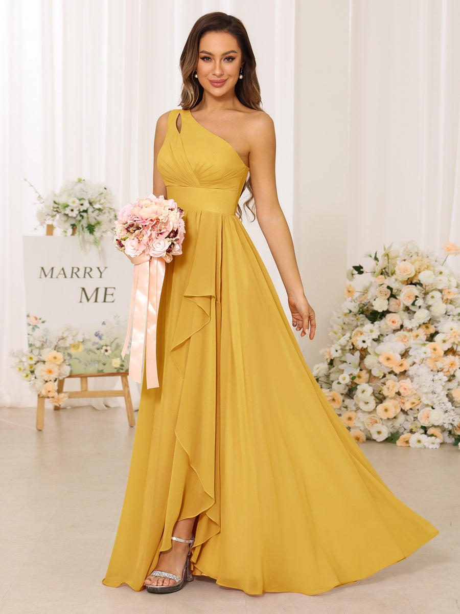 Robes Longues Robe Soie Jaune LONGUE ROBE JAUNE DOS NU ORGANZA
