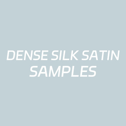 Échantillons de Satin Extensible Dense