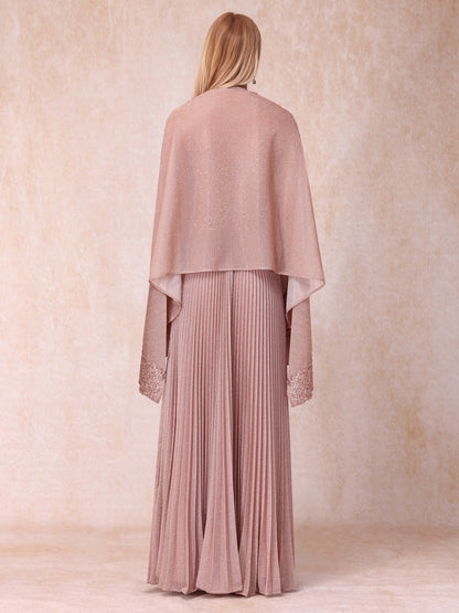 Forme Princesse Bretelles spaghetti Sans Manches Longue Robes de soirée formelles avec Paillettes