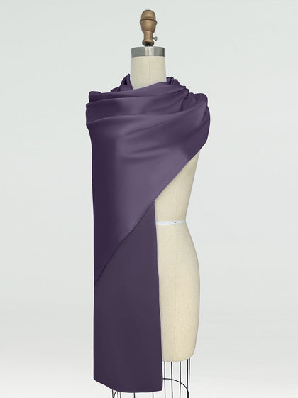 Châle En Mousseline De Soie Pour Femme – Écharpe Légère Et Chaude Pour Mariage, Soirée Ou Bureau – Taille Généreuse 198x71 Cm