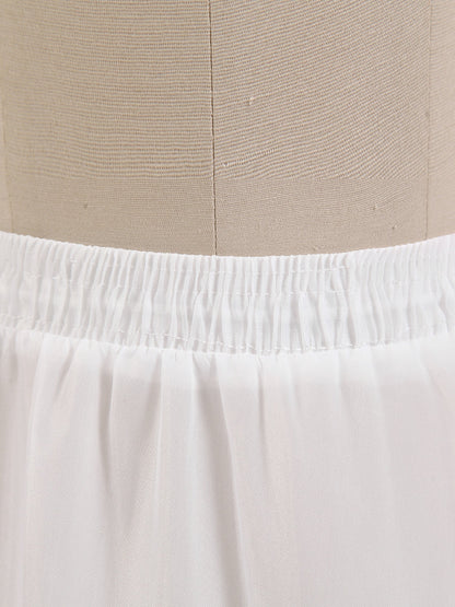 Tulle 1 niveau longueur thé 4 cerceaux robe de bal de mariage jupons