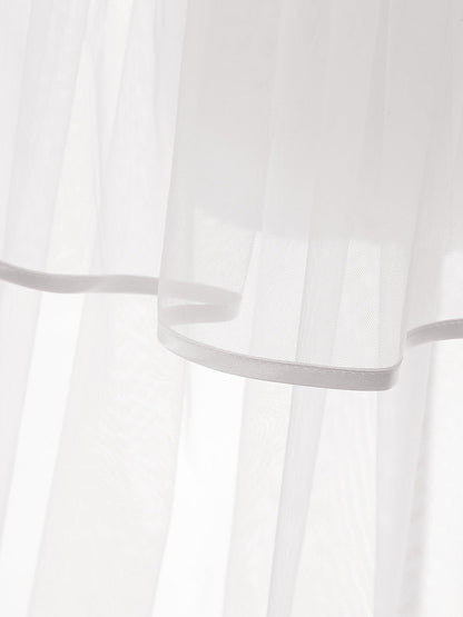 Voiles de mariée longs en tulle élégants à 2 couches